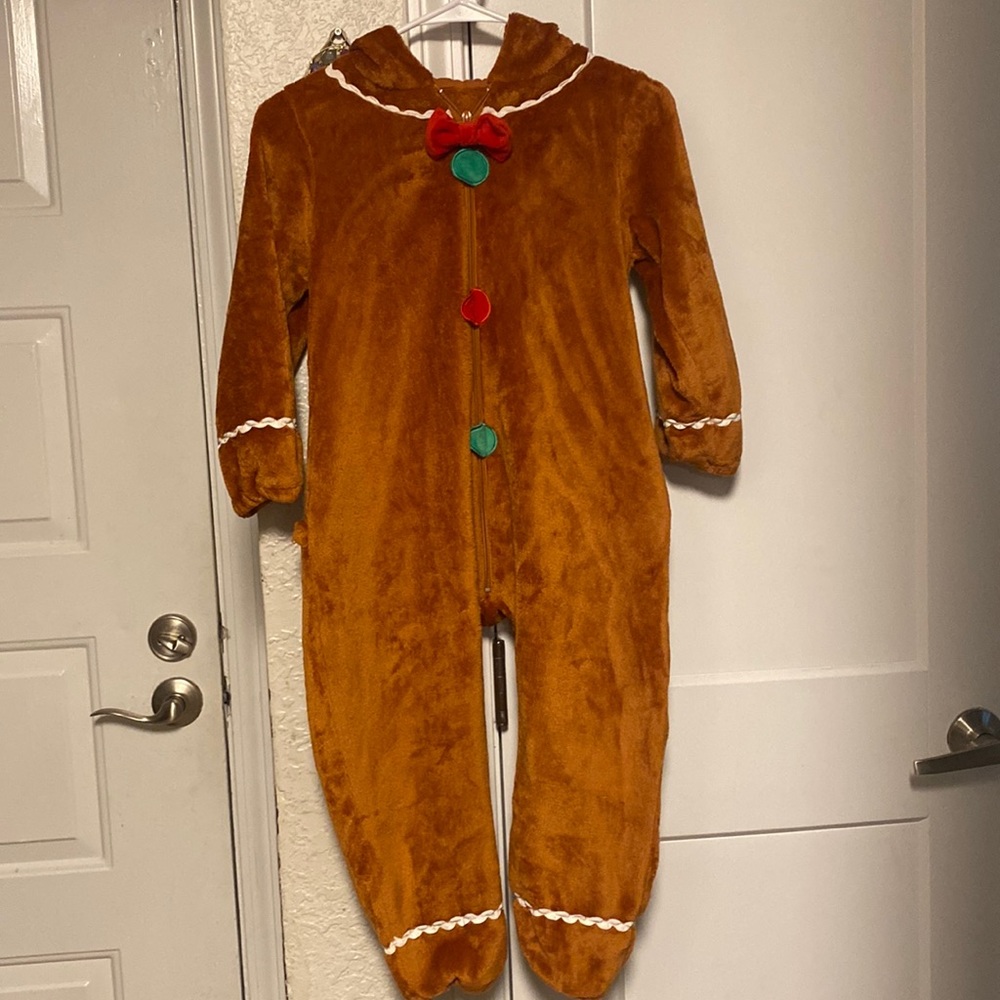 Gingerbread Onesie, kids, Medium